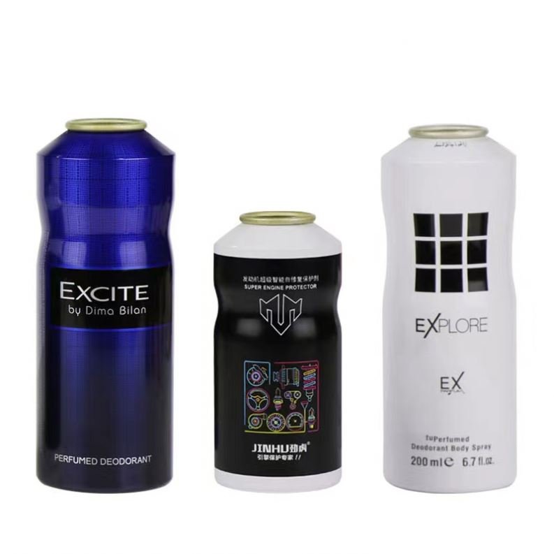 custom label pneumatic refillable aluminum aerosol spray recycling system bag on valves