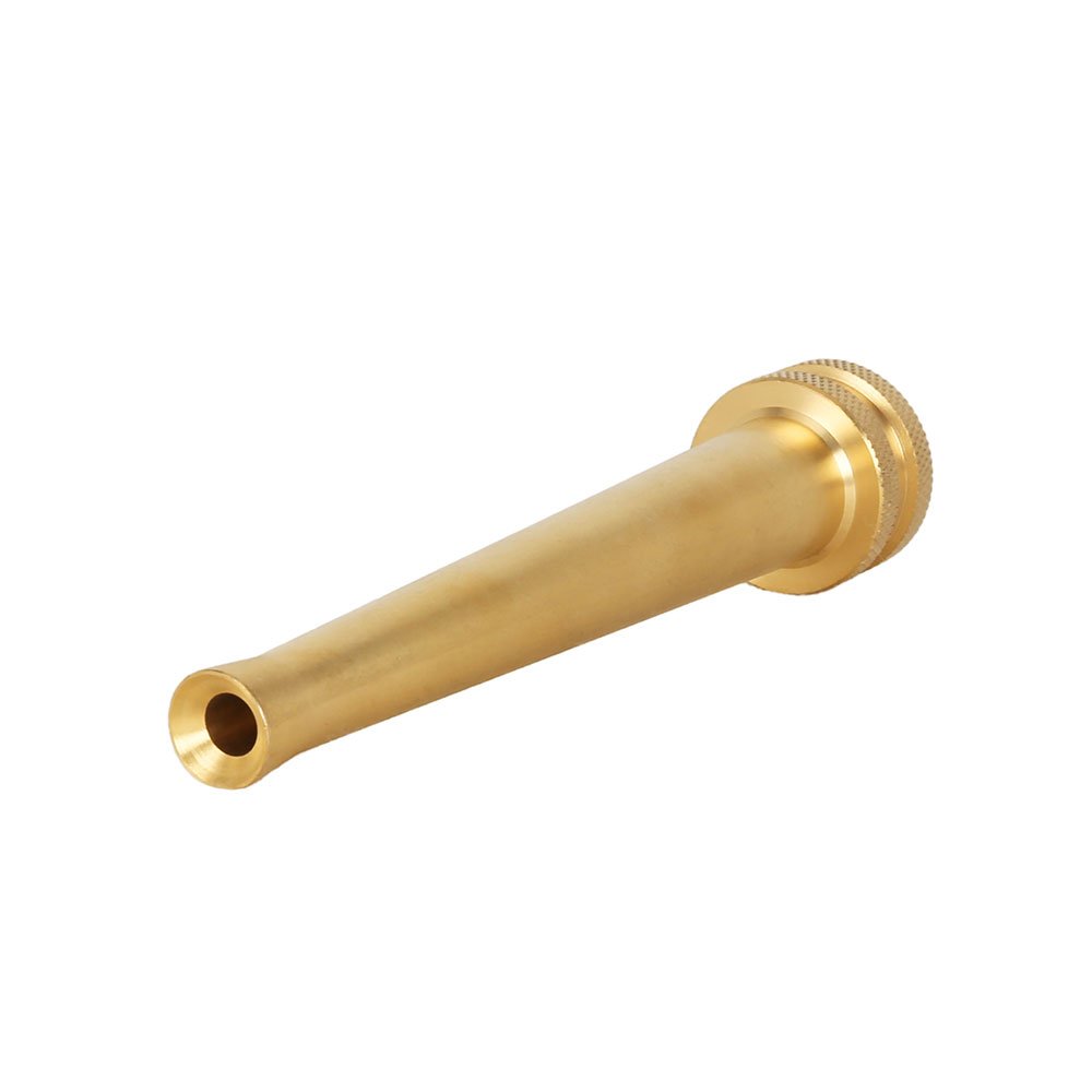 6'' Solid brass twist high pressure garden water spray gun hose nozzle