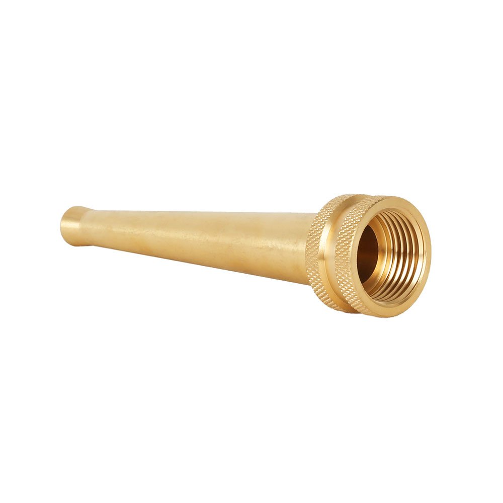 6'' Solid brass twist high pressure garden water spray gun hose nozzle