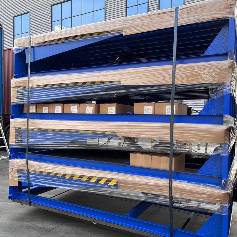 Adjustable 8/10Ton Hydraulic Lifting Table Loading Unloading Dock Ramp Telescopic Dock Leveler