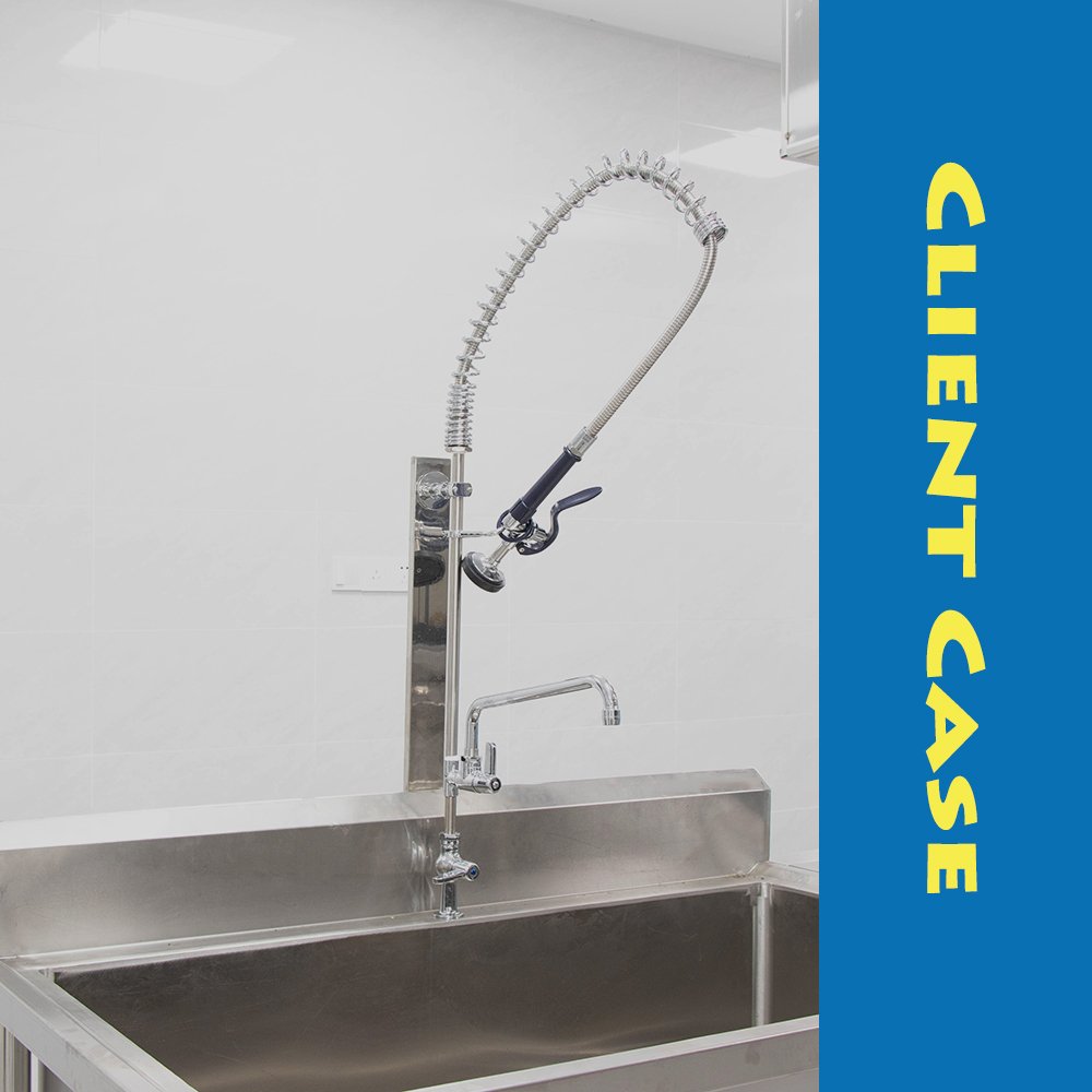 Modern Kitchen Faucet Pre Rinse Faucet Pull Down Sprayer Commercial Brass Kitchen Sink Faucet