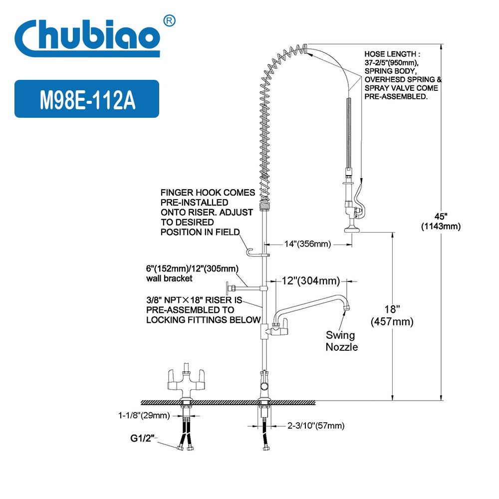 Modern Kitchen Faucet Pre Rinse Faucet Pull Down Sprayer Commercial Brass Kitchen Sink Faucet