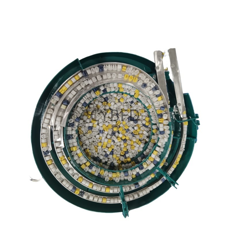 Customized Adjustable Speed Vibrating Bowl Feeder Plastic Parts Vibrating Bowl Feeder Bottle Cap Sorting Machine