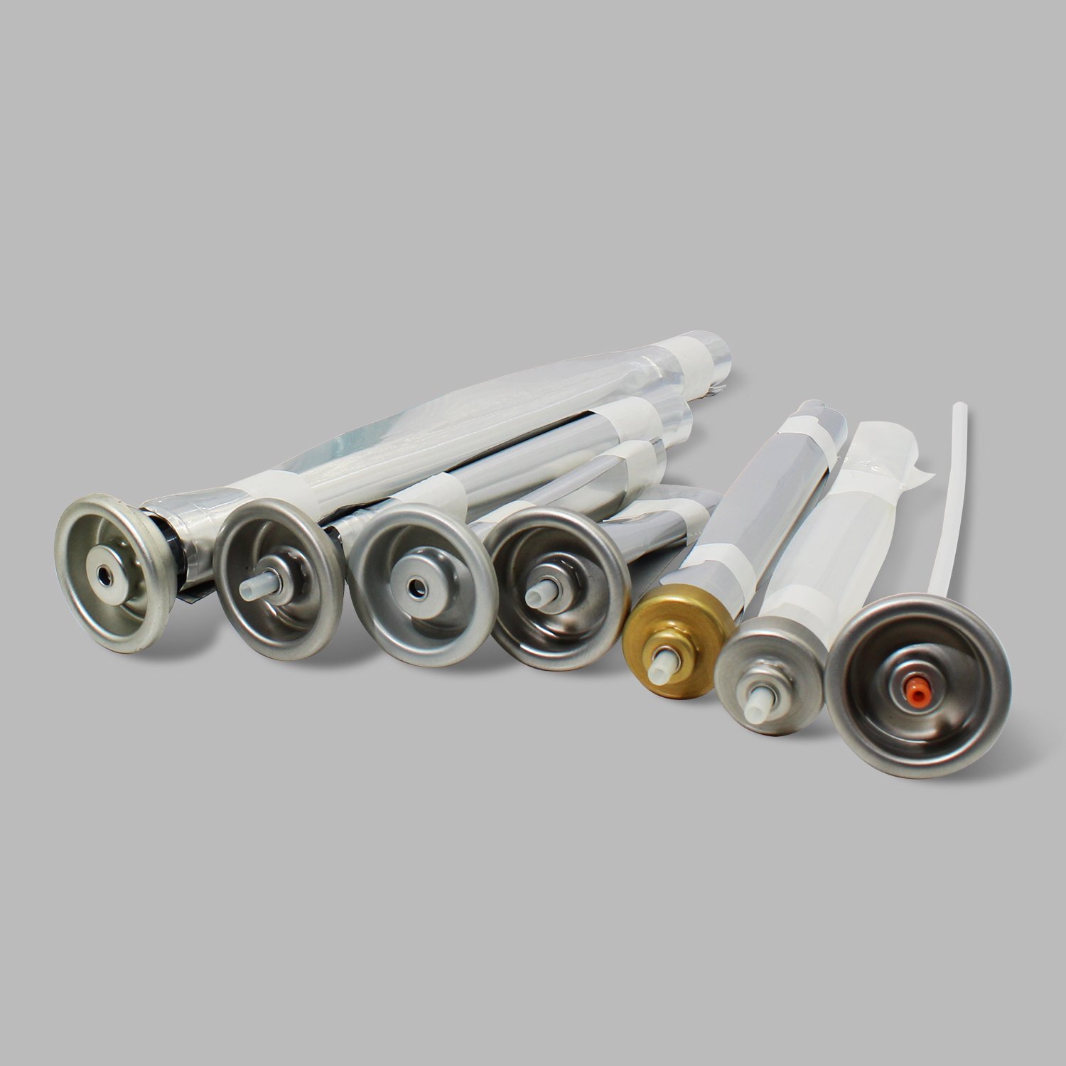 Cosmetic accessories aerosol spray nozzle and valve for aluminum tin can