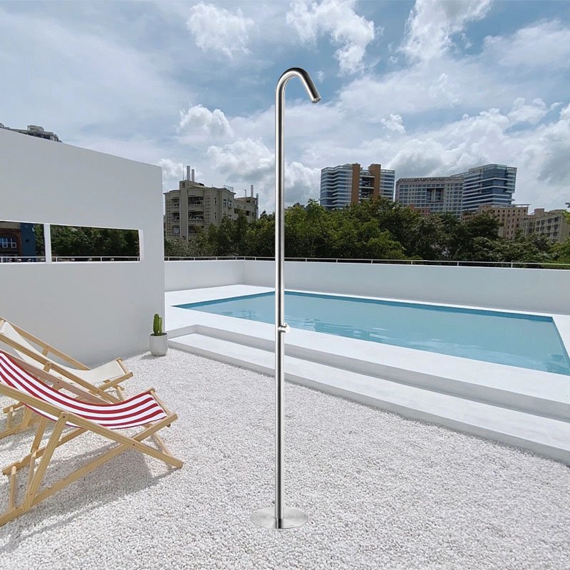 Outdoor modern economic valve single function tube spray rainfall shower faucet for Swimming Pool And Garden