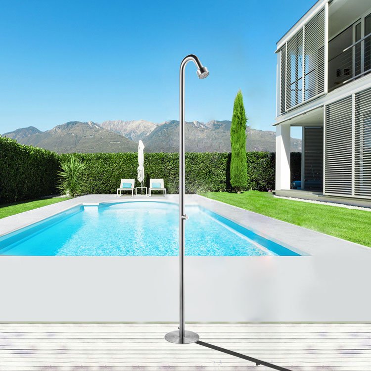 Outdoor modern economic valve single function tube spray rainfall shower faucet for Swimming Pool And Garden