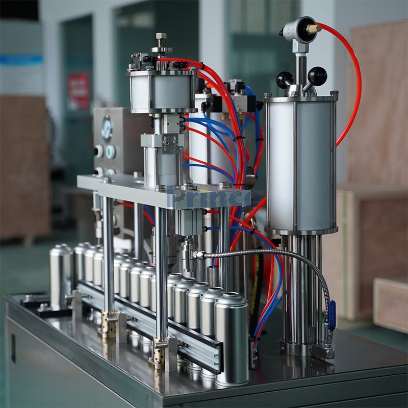 Semi Automatic Bag on Valve Aerosol Filling Machine Moisturizing Spray Graffiti Sprays Can Aerosol Filling Machine