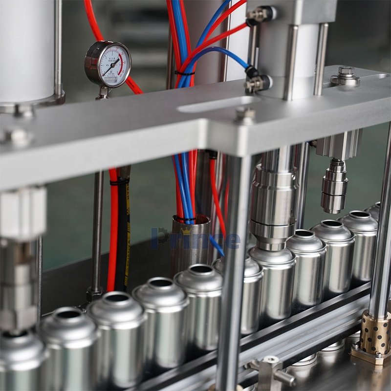 Semi Automatic Bag on Valve Aerosol Filling Machine Moisturizing Spray Graffiti Sprays Can Aerosol Filling Machine