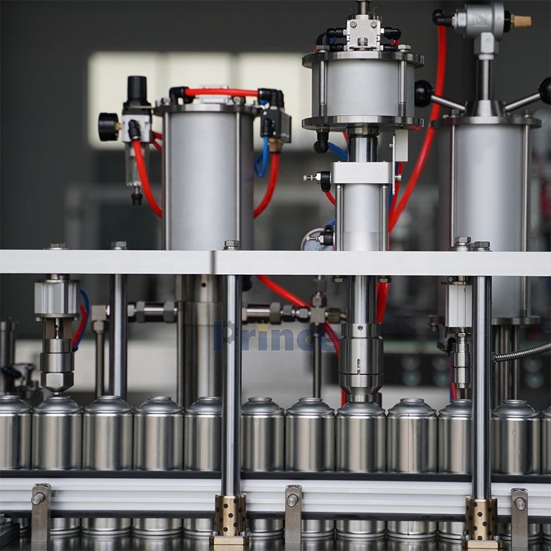 Semi Automatic Bag on Valve Aerosol Filling Machine Moisturizing Spray Graffiti Sprays Can Aerosol Filling Machine