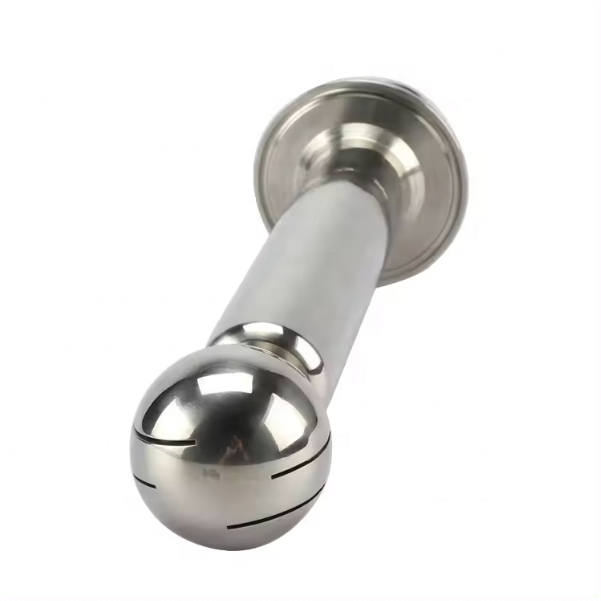 HEDE Direct Sells CE Food Grade Tank Sanitary Clamp Fixed Cleaning Ball With Water Spray