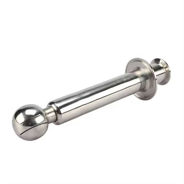 HEDE Direct Sells CE Food Grade Tank Sanitary Clamp Fixed Cleaning Ball With Water Spray