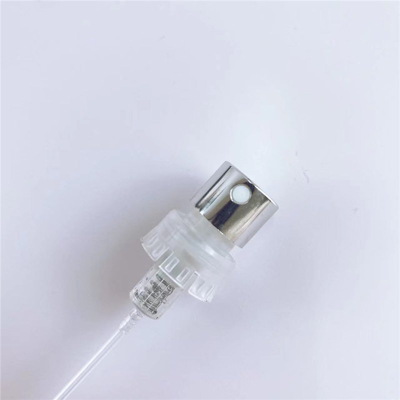 FEA15 black gold Crimpless Atomizer Sprayer Perfume Mist Spray Crimpless Pump with Over Cap