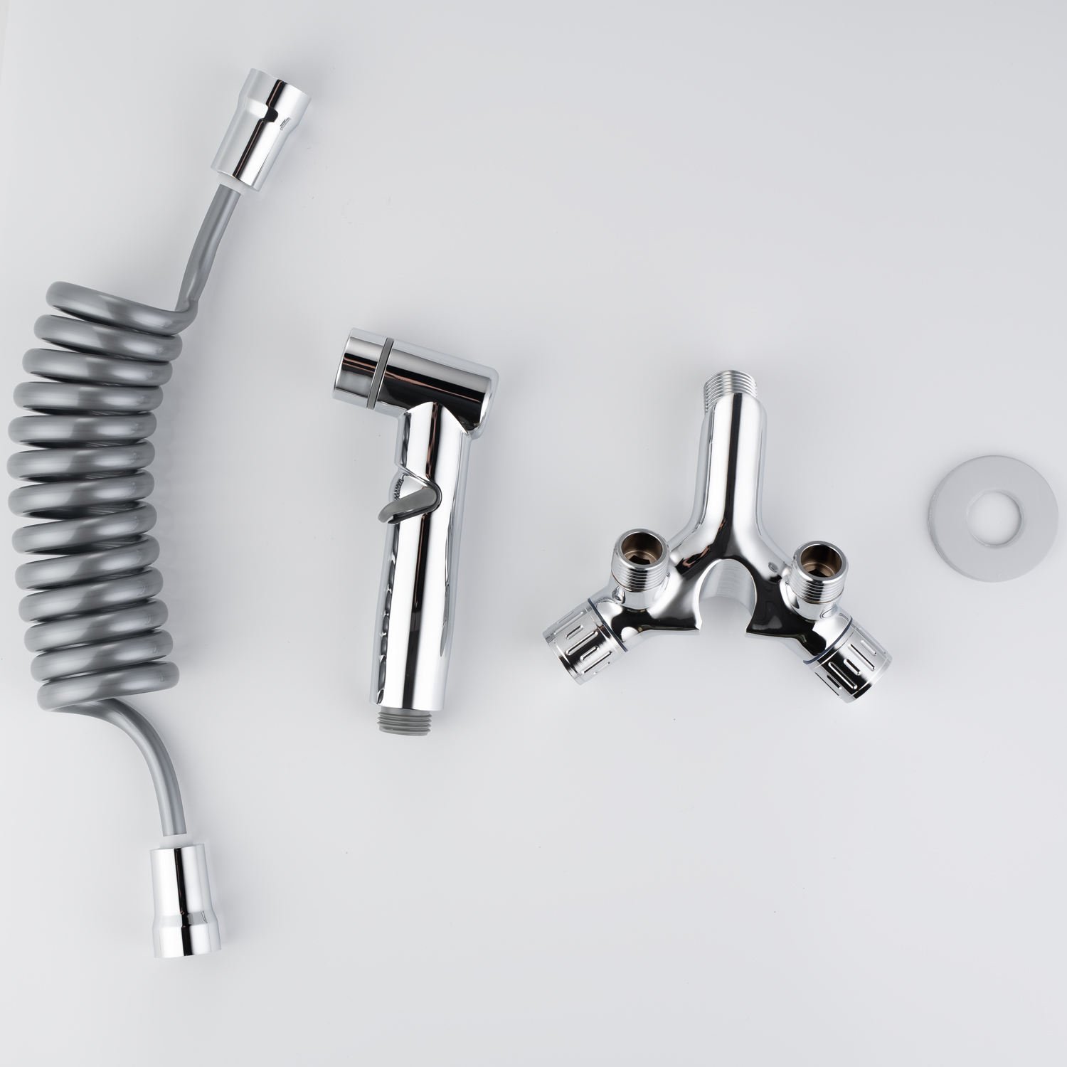 Tengbo TB-622 Modern Bathroom Brass Valve Wall Mounted Sink Shattaf Bidet Sprayer with Water Shower Hand Hold Toilet Spray Gun