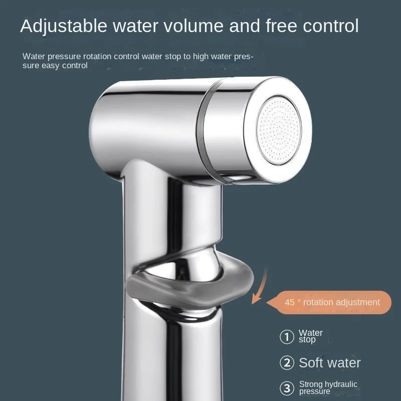 Tengbo TB-622 Modern Bathroom Brass Valve Wall Mounted Sink Shattaf Bidet Sprayer with Water Shower Hand Hold Toilet Spray Gun