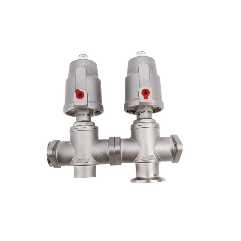 Stainless Steel Fast Mixing Pneumatic Valve Water Manifold Piston Valves for General Application Manufactured by Angle Structure