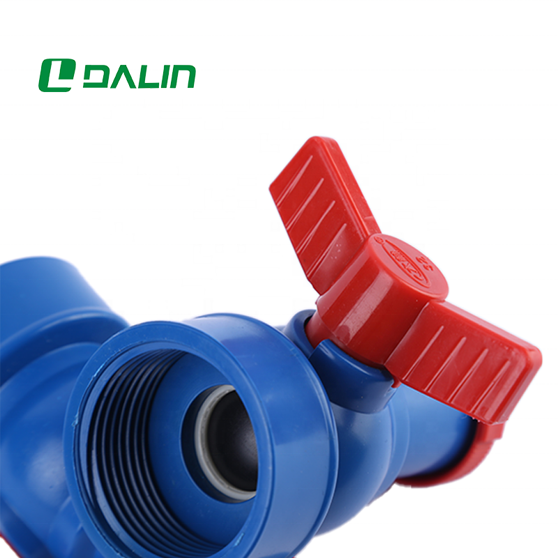 Direct selling micro spray irrigation 1/1/4" female thread pvc ball valve