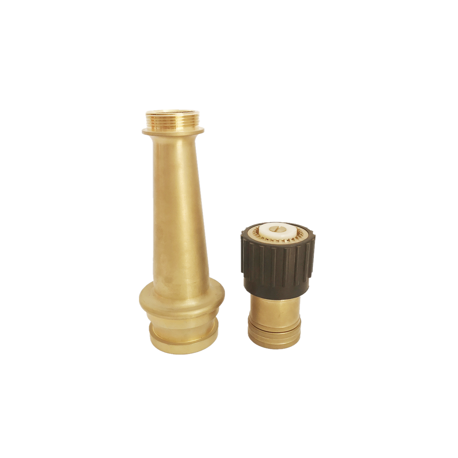 British aluminum water gun nozzle fire fighting Jet Spray Nozzle With Control Valve fire hose reel nozzle
