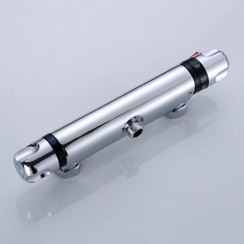 Aquacubic Bathroom Wall Mount Hot Cold Water Thermostatic Shower Mixer Faucet Valve
