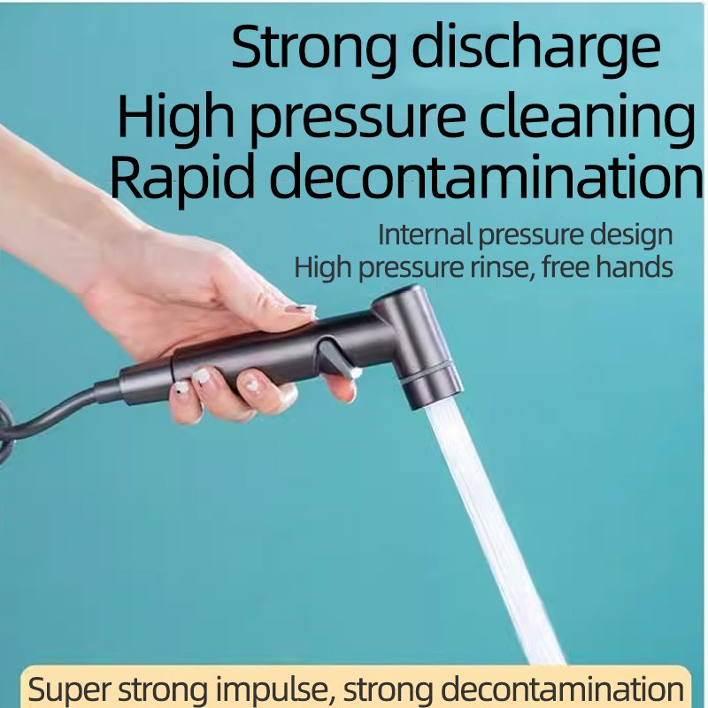 Bathroom Accessories Bidet Spray Toilet Bathroom Toilet Bidet Shower Head Double Outlet Brass Angle Valve Sets