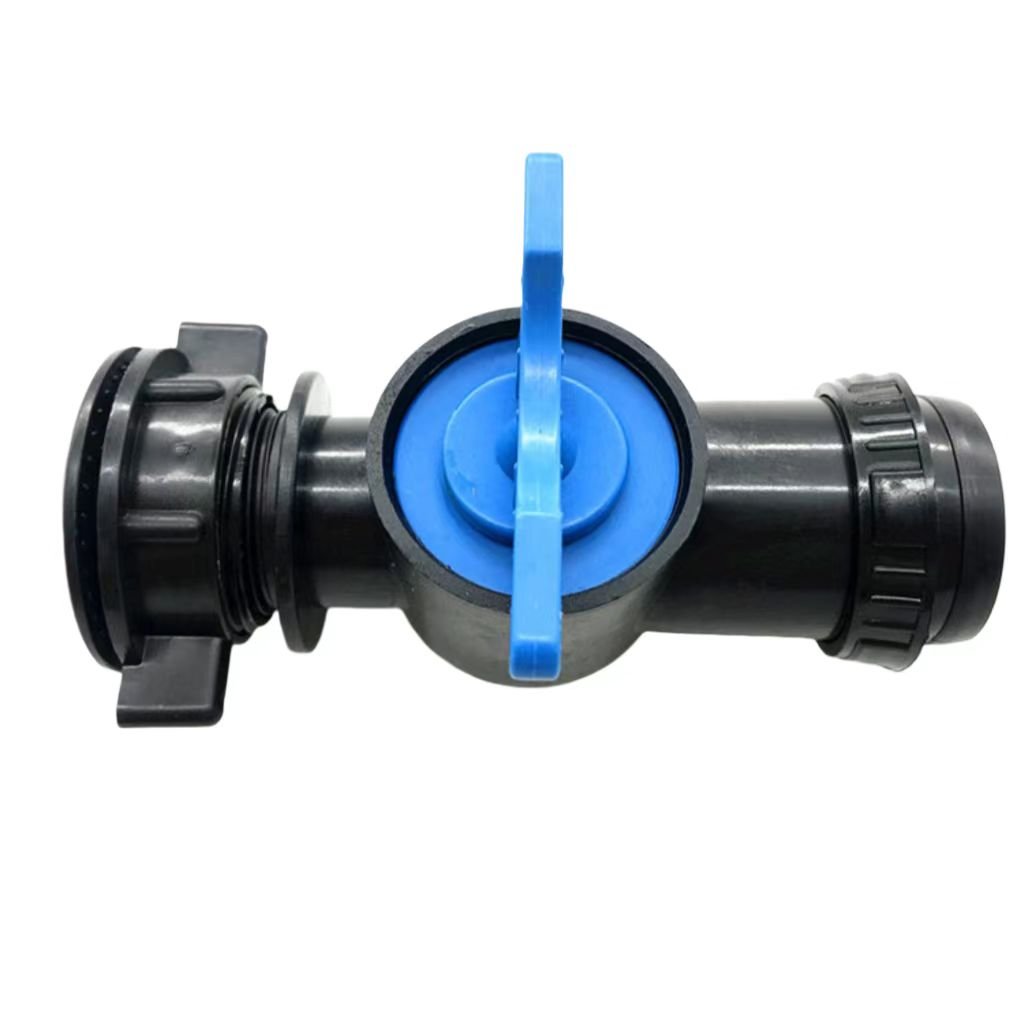 China Factory Wholesales Plastic Irrigation Micro Rain Spray Hose Fitting Lock Ring Offtake Valve