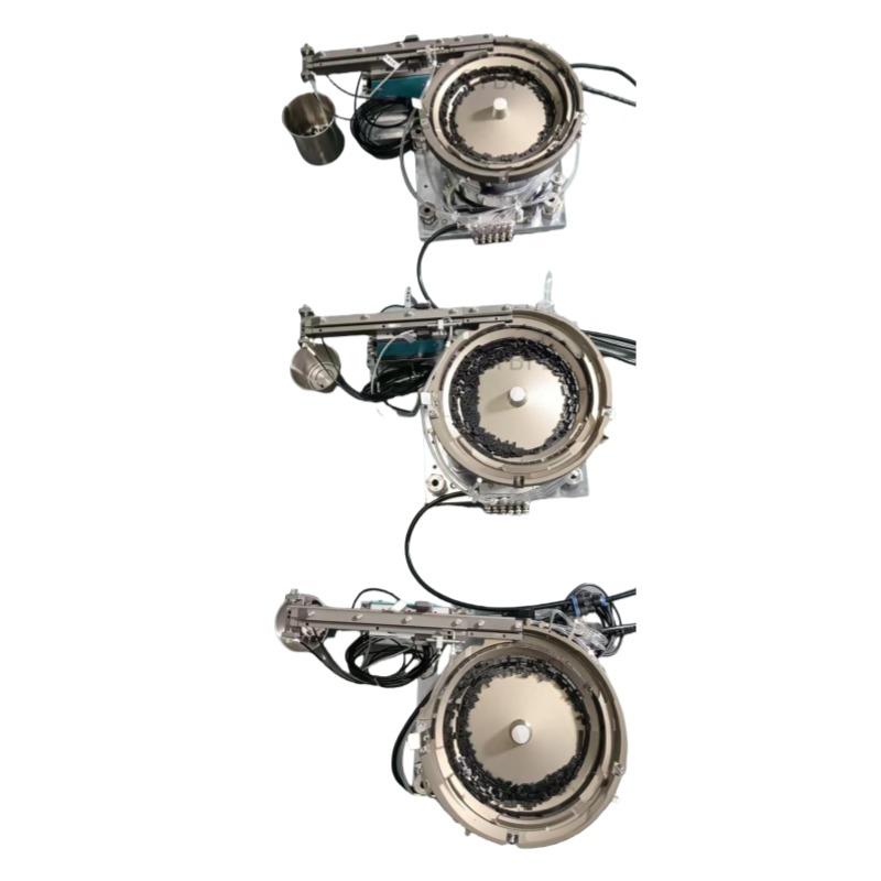 Adjustable Speed Headless Screw Feeder Customized Vibrating Bowl with Core PLC Motor Factory Condition New for Industries