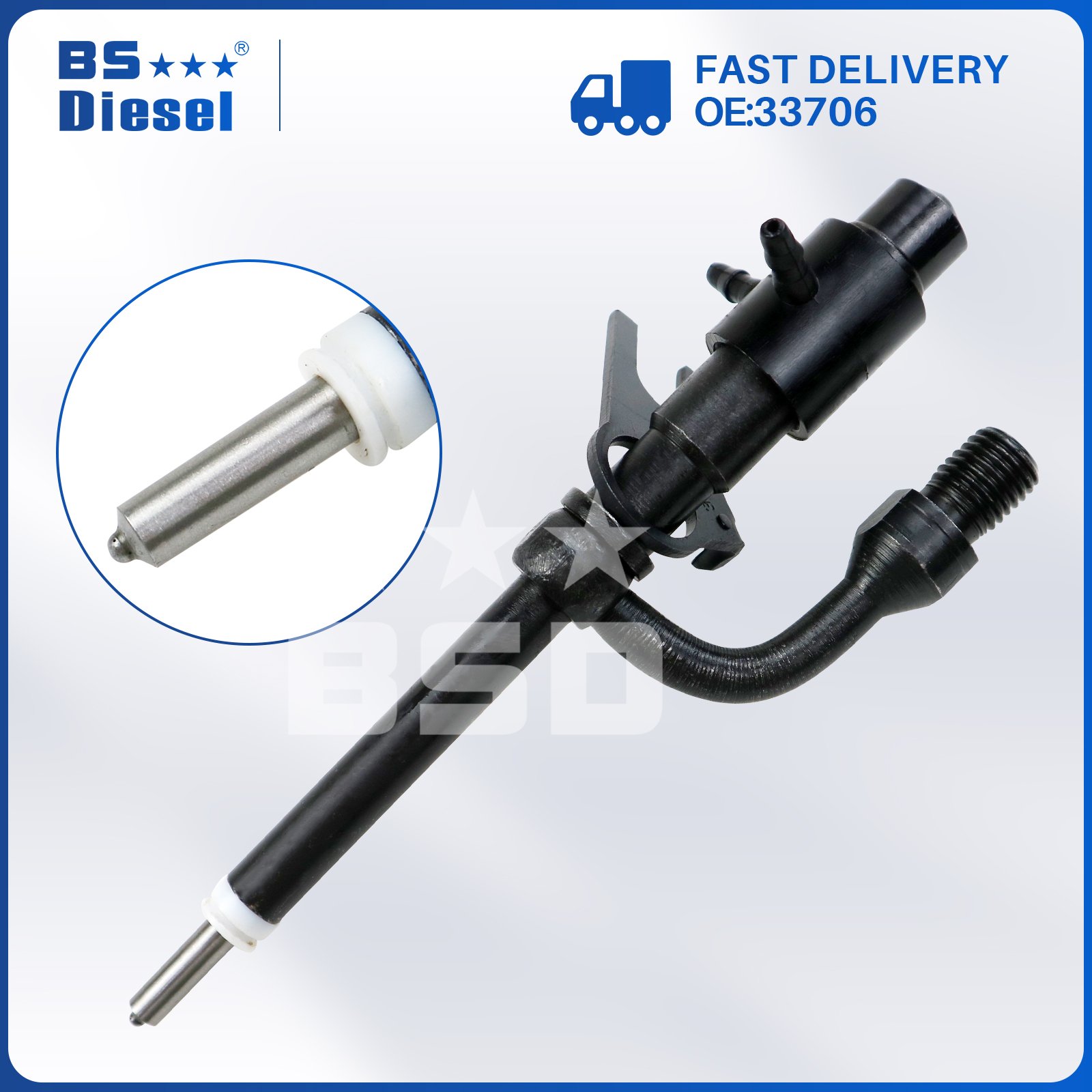 Factory Supply Autoparts Diesel Fuel Injector 33706 Pencil Nozzle 33706 For FORD Transit 2.5 DI 76K Engine