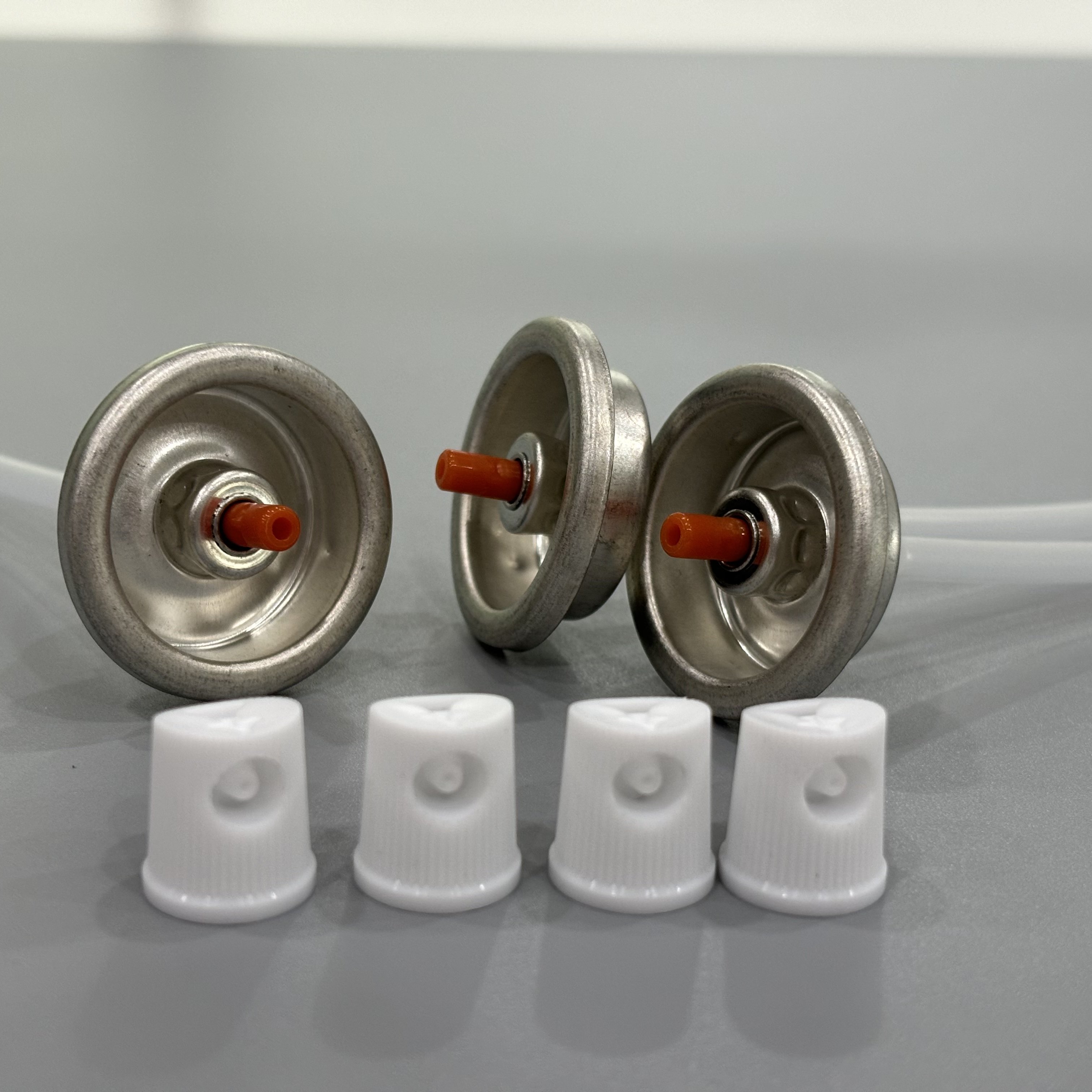 Low MOQ customize safety valves 1 inch snow spray aerosol valve for aerosol metal tin cans