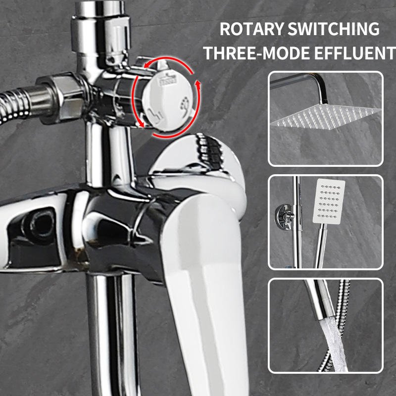 Brass Bathroom Shower Set Factory Wholesale Shower Set Stainless Steel High Quality Shower Set With Cold And Hot Water