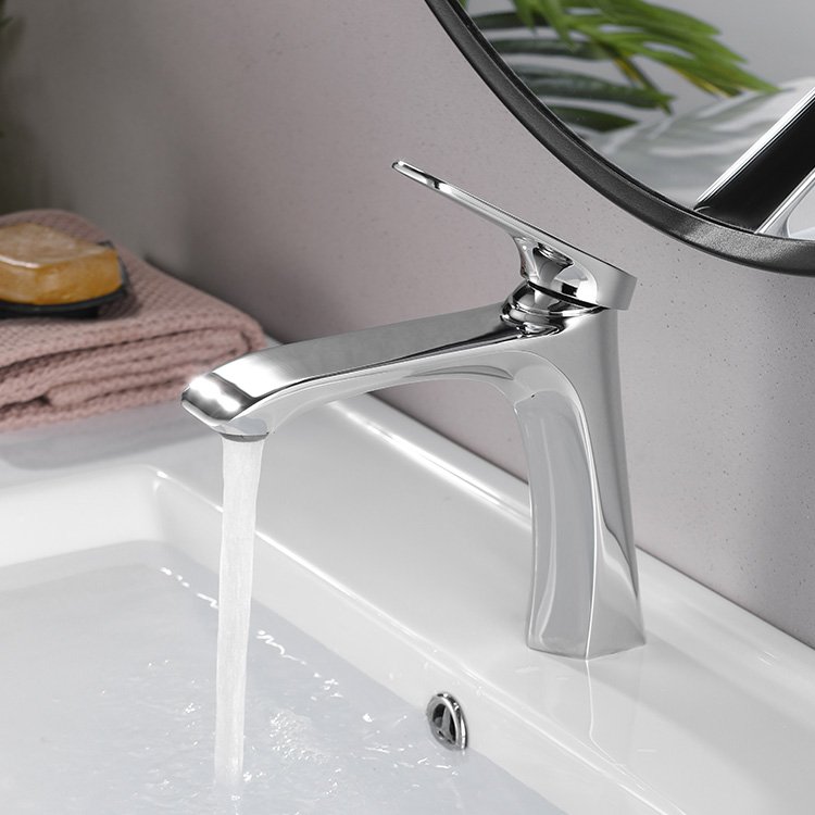 Kidolux Basin Faucet Italy Design Bathroom Faucet Hot Cold Water Basin Sink Brass Faucet for Hotel Bathroom with Cheap Price