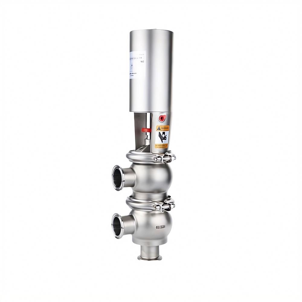 Food Grade Stainless Steel Pneumatic Sanitary Weld Intelligent Sterile Shut-Off Valve
