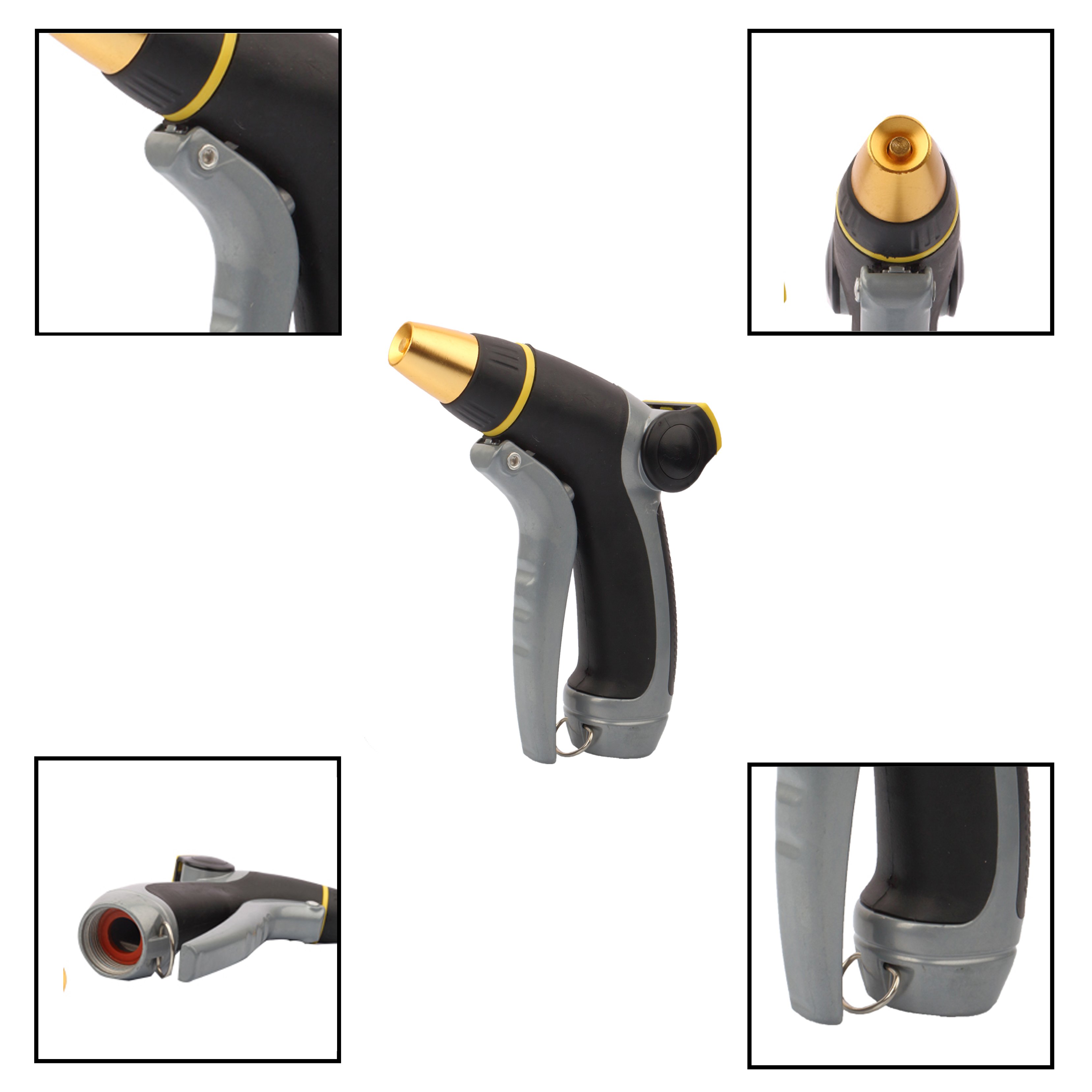 Tools Agricultural Mini Sprayer Watering Soap Spray Water Pressure Foam Gun Metal Garden Hose Nozzle Aluminum Alloy