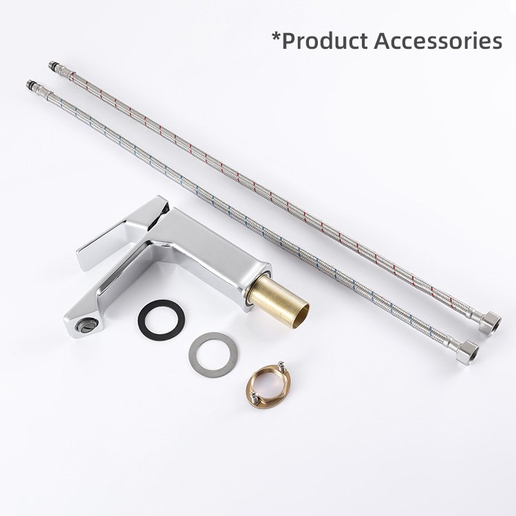 Kidolux Water Taps Bathroom Brass Wash Basin Faucet Single Handle Bathroom Faucet Deck Mounted Vessel Sink Mixer Taps