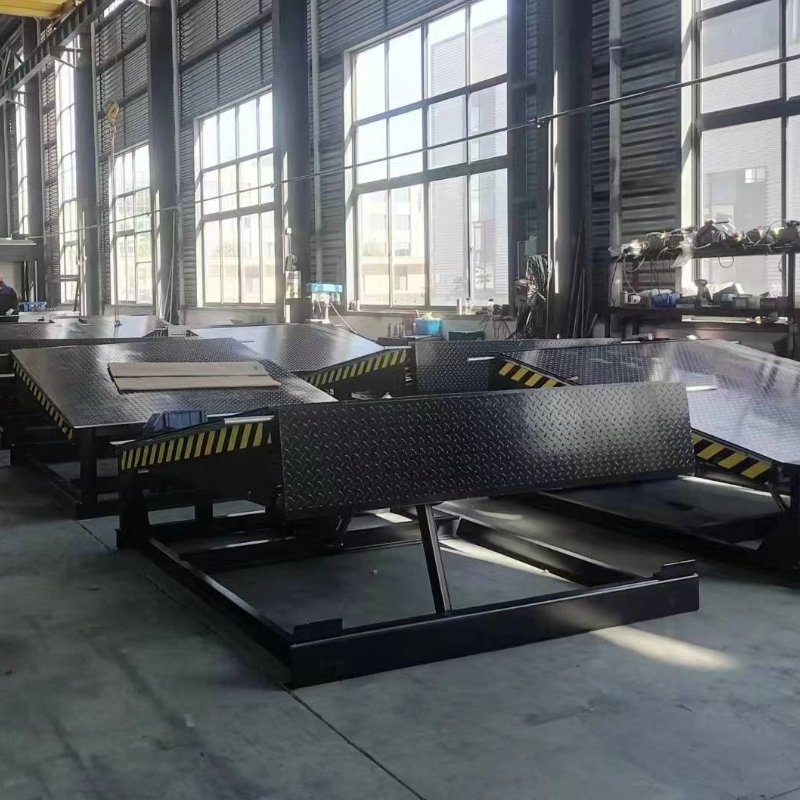 Adjustable 6-10 Ton Hydraulic Platform Lift Container Warehouse Loading Dock Ramp Fixed Dock Levelers