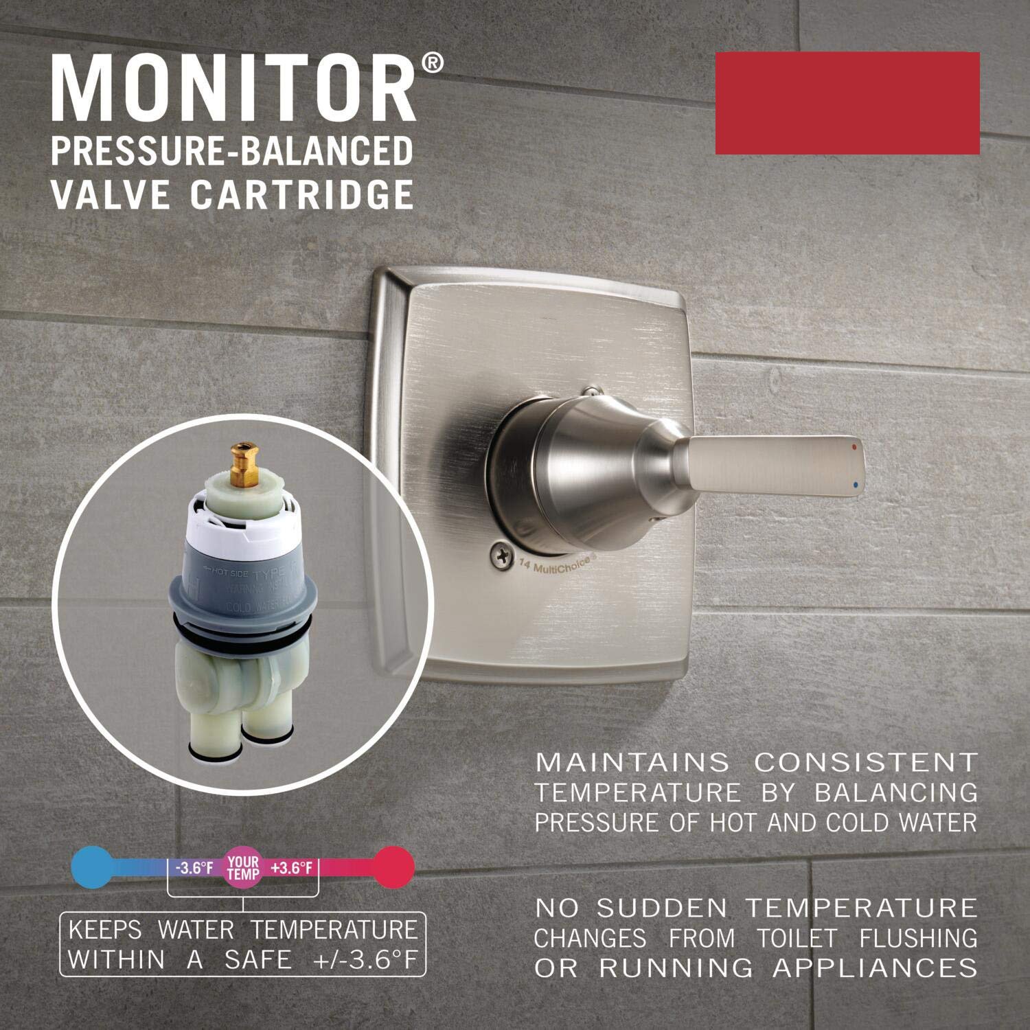 cUPC in-wall Bathroom Brushed Nickel Rainfall Shower Faucet Set System