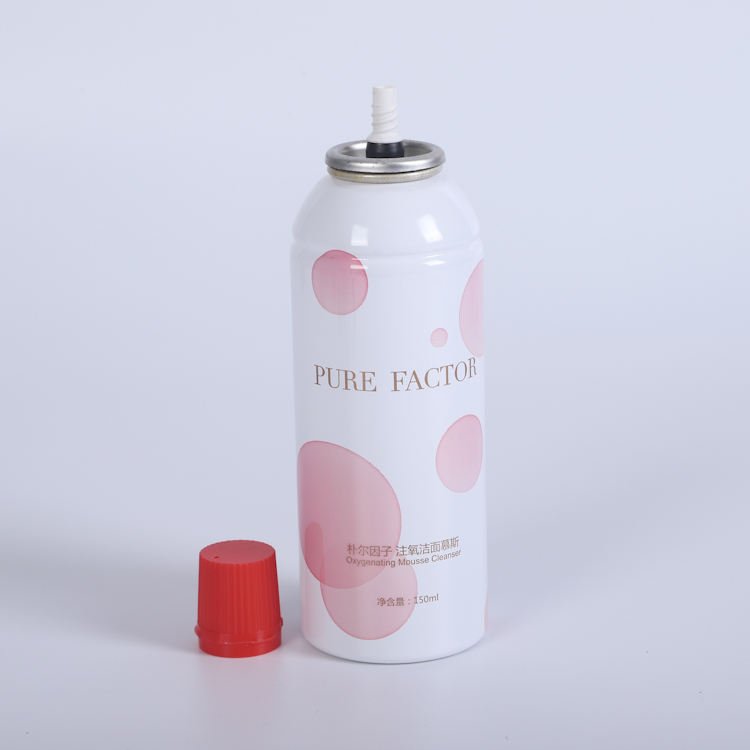 Aluminium can manufacturer custom empty paint aerosol spray can with bag on valve edible oil aerosol cans