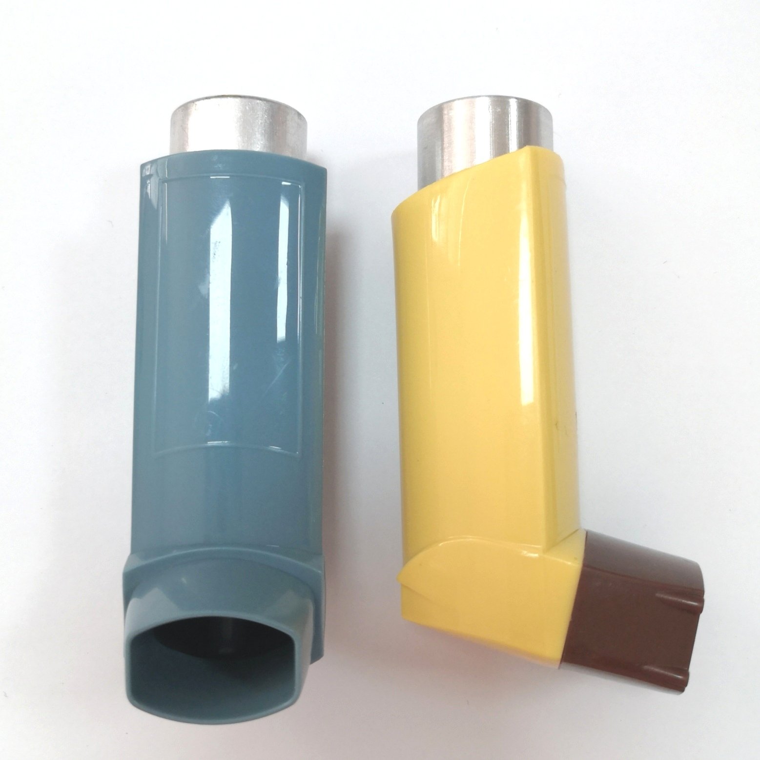 Factory Wholesale 20mm asthma spray inverted metered valve+22*58 matt surface aluminum can+plastic shell with actuator