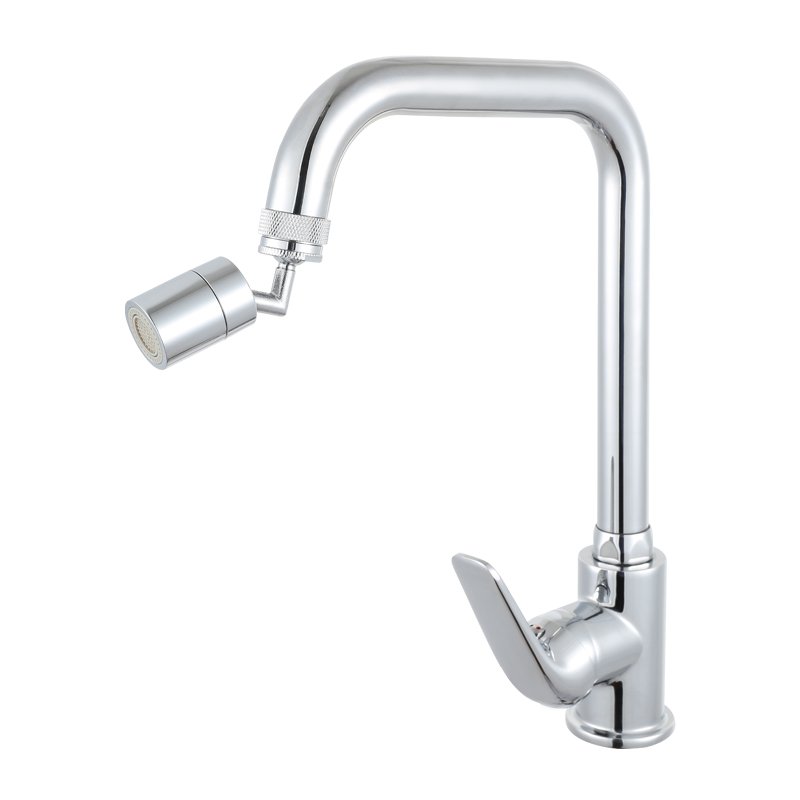 Selling New Design Stainless steel turn Round Spray bathroom sink Faucet Waterfall Faucet Mixer