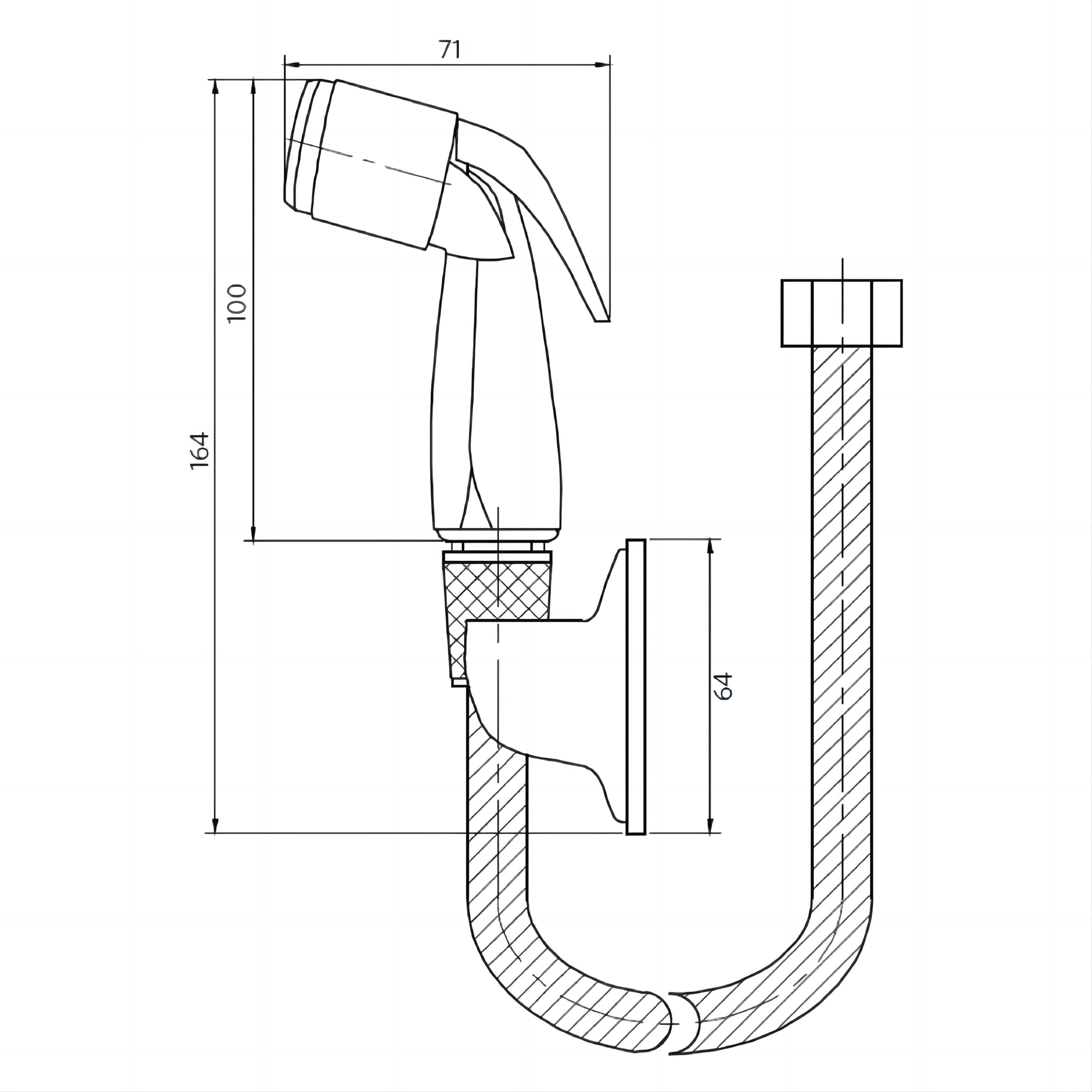 Stretto health faucet for Toilet Shattaf Muslim Shower Handheld Self Cleaning Toilet Bidet Sprayer Bidet