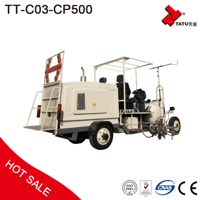 Driving Type Cold Paint and Two-component High Pressure Airless Spraying Road Marking Machine
