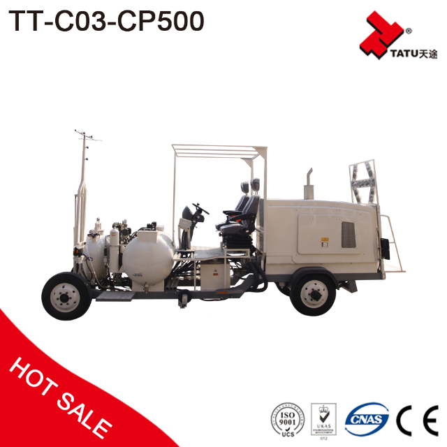Driving Type Cold Paint and Two-component High Pressure Airless Spraying Road Marking Machine