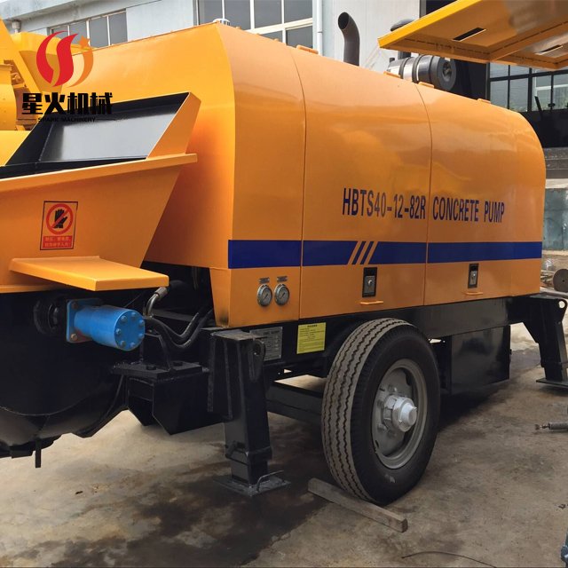 Diesel Trailer Mounted Concrete Pump 40m3/h - 60m3/h concrete pump for sale craigslist mortar spray machines concrete pump