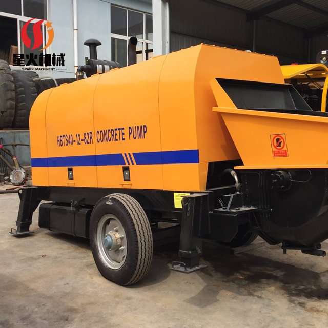 Diesel Trailer Mounted Concrete Pump 40m3/h - 60m3/h concrete pump for sale craigslist mortar spray machines concrete pump