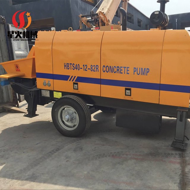 Diesel Trailer Mounted Concrete Pump 40m3/h - 60m3/h concrete pump for sale craigslist mortar spray machines concrete pump