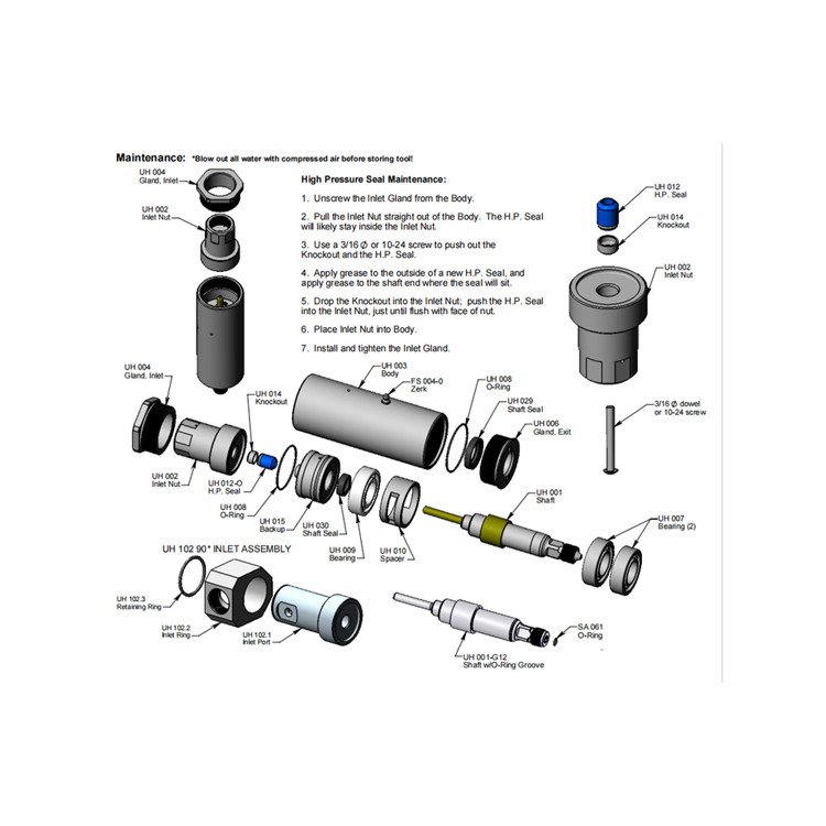 ODM customization Durable 40kpsi cleaning machine parts Rotating Nozzle Surface Cleaning Nozzle