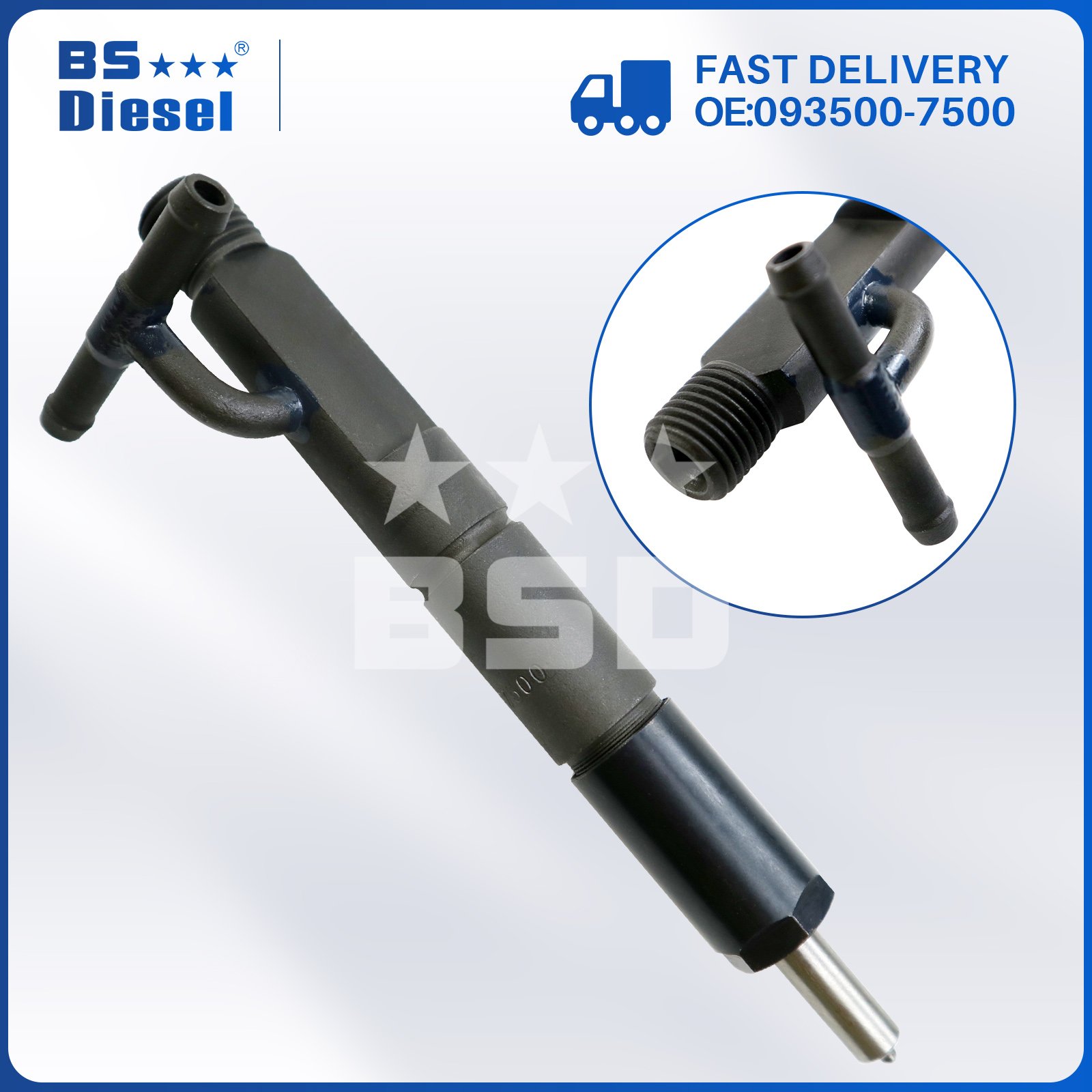 Hot Sale Injection Valves Fuel Injector Nozzle Assy 093500-7500 Fits For Mitsubishi 4D34 4D34T Engine Parts