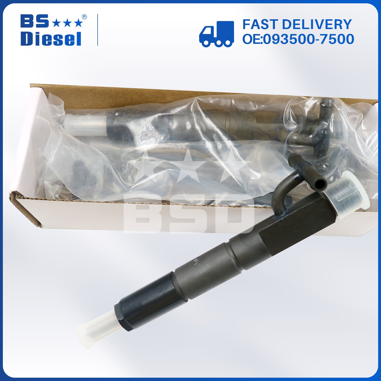 Hot Sale Injection Valves Fuel Injector Nozzle Assy 093500-7500 Fits For Mitsubishi 4D34 4D34T Engine Parts