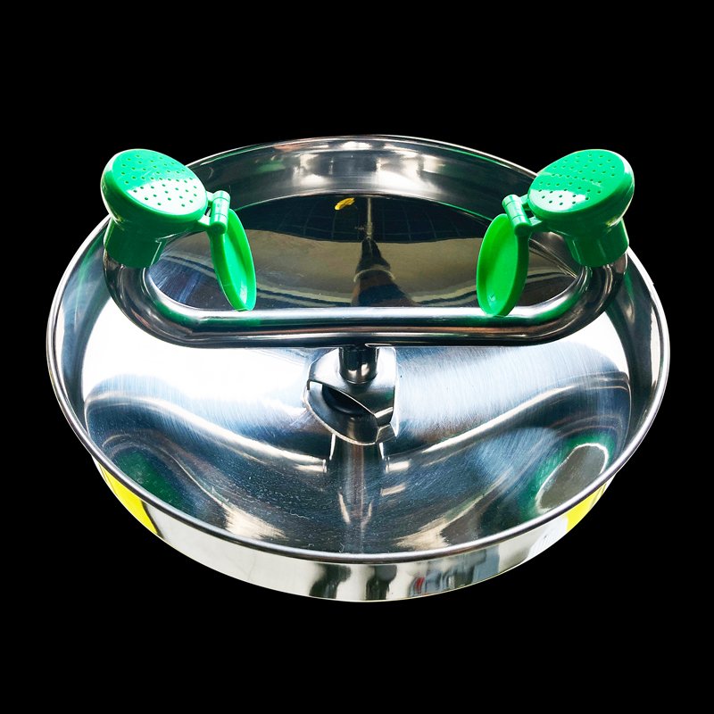 Factory emergency device when worker injured combination safety eyewash shower with stainless steel 304