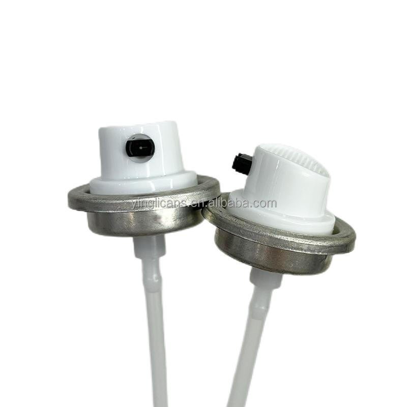Female Aerosol Valve with Nozzle Spray Paint Valve 1 Inch Valve Factory