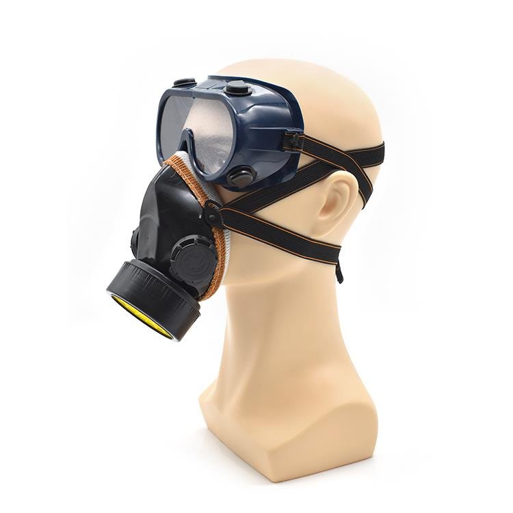 Customize Silicone PVC Single Cartridge Filter Respirator Activated Carbon Safety Respirator Set With