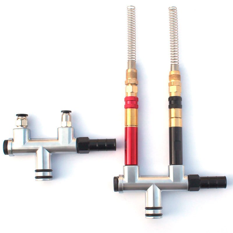 OptiFlow powder Pump Powder Injector With Air Check Valve Unit And Quick Release Coupling For Powder Coating Gun